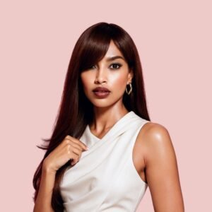 Aubrey Synthetic Auburn Brown Wig