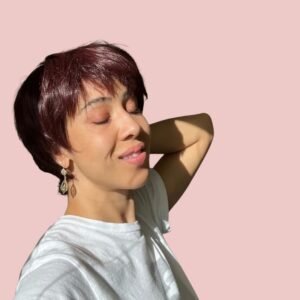 Red Synthetic Pixie Wig